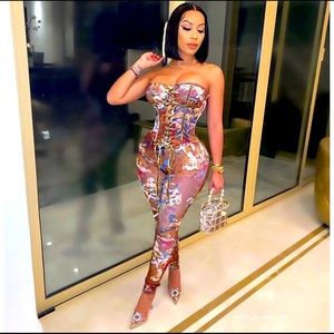 Posh By V Mona Lisa Corset Set